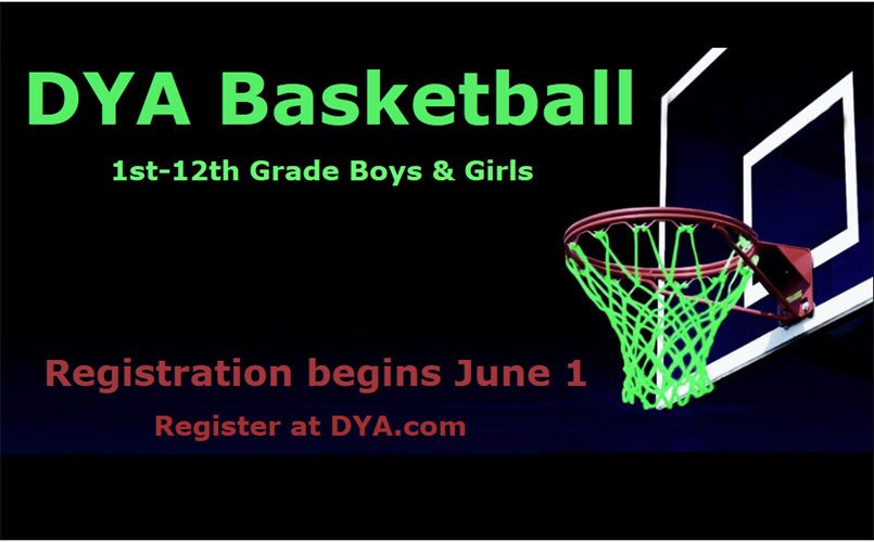 DYA Basketball - Register Beginning June 1
