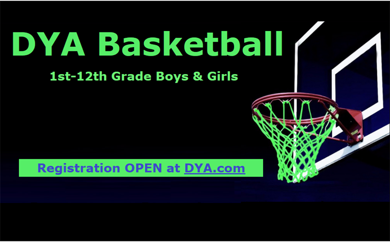 DYA Basketball - Registration OPEN for 2023-24 Season