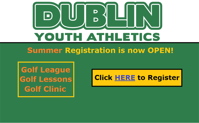 DYA Summer Golf: Registration OPEN!